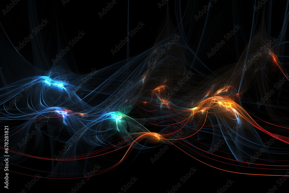 Poster neurons connecting and transmitting information.