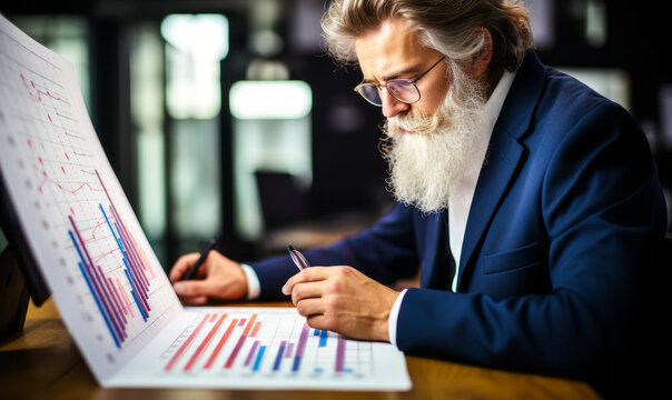 Dedicated Economist Analyzing Data for Economic Solutions