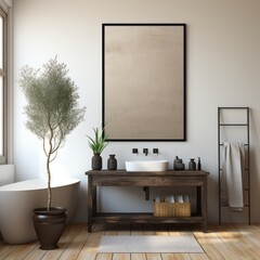 minimal bathroom interior design template backdrop white bright and clean cosy simplicity comfort restroom design house beautiful design background