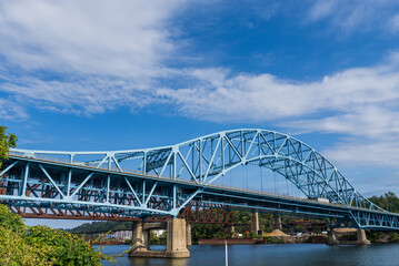 Belle Vernon Bridge, also known as the Speers-Belle Vernon Bridge is a suspended deck continuous through truss bridge that goes over the Monongahela River in Pennsylvania