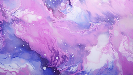 Abstract watercolor background. Liquid marble pattern. Blue, pink, purple colors
