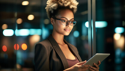 Financial Analyst Reviewing Nightly Data on Forex, Stocks, and Blockchain Investments