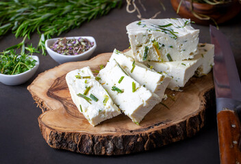 Herbed Cheese from Van Turkey. Turkish name; Van Otlu Peynir