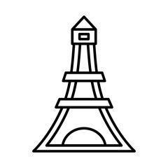 Eiffel Tower Icon Design