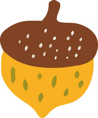 chestnut CUTE  cartoon hand drawn  