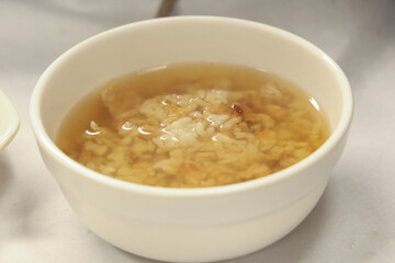 Scorched Rice Soup Korean food