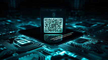 QR code on the vital field