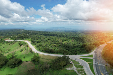 Green landscape of Nicaragua