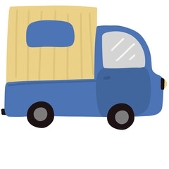 Fototapeta premium Blue truck 