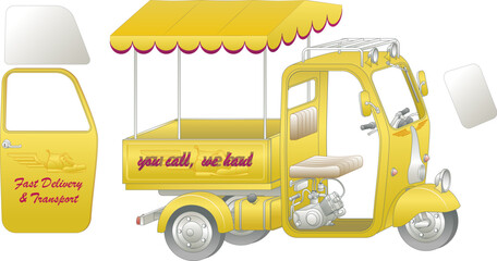 yellow transporter