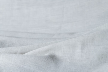 White cloth texture background.