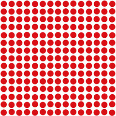 Fototapeta na wymiar red circles pattern on transparent background