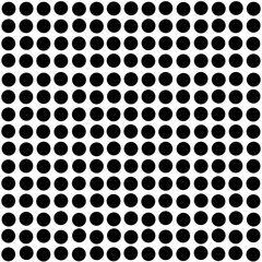 black circles pattern on transparent background