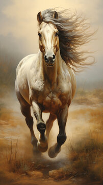 cavalo em Majestosa cavalgada 