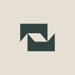 futuristic letter Z logo