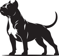 American Pit Bull Terrier Vector File Silhouettes EPS American Pit Bull Terrier Vector American Pit Bull Terrier  Clipart