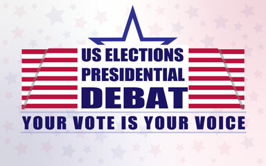 US Election Debate Banner