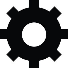 Gear or Settings icon illustration