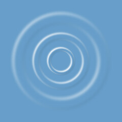 abstract blue background with circles. Light neutral background with copy space for text. Abstract soft light with white and blue bubble ball background. Trendy minimal design. wave effect.