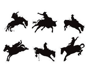 Bull riding, rodeo svg, Rodeo Cowboy, Western Rodeo Cowboy Horse