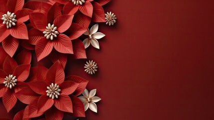  a red background with a bunch of red and white flowers on the bottom of the image is a red background with a bunch of red and white flowers on the bottom of red.
