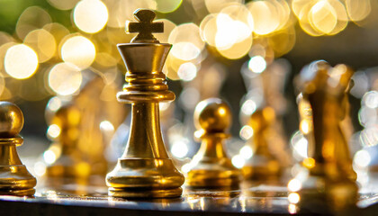 Goldenes Schachspiel, Generated image