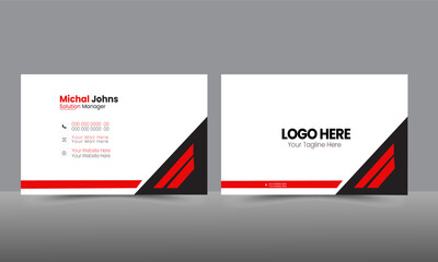 business card design template layout