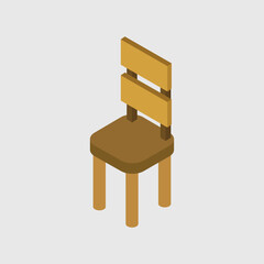 Chair isometric