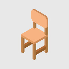 Chair isometric