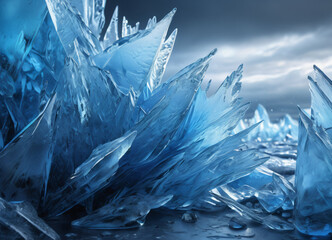 Frozen Ice texture background