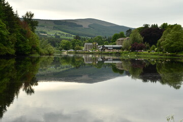 Fototapeta na wymiar River Barrow, St. Mullins, County Carlow, Ireland