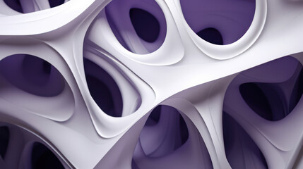 3d abstract dark white and purple shape design with holes as wallpaper background illustration, white and grey object ,colorful element shape background, colorful design illustration