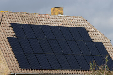 Solaranlage Photovoltaik Paneele, Konzept Energiekosten, Solarenergie, Energiewende