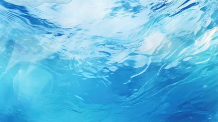 Foto op Plexiglas blue water background © Hamza
