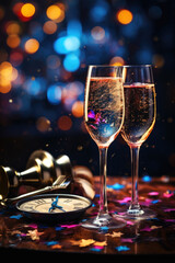 Sektgl&auml;ser Feier