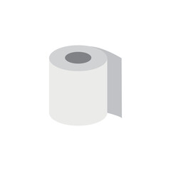 Vector toilet paper roll. Soft touch toilet paper for the bathroom.