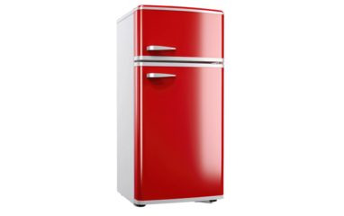 Modern Living with the Sleek Refrigerator on a Clear Surface or PNG Transparent Background.