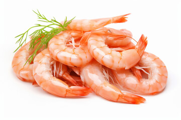 Fresh jumbo king shrimps. - obrazy, fototapety, plakaty