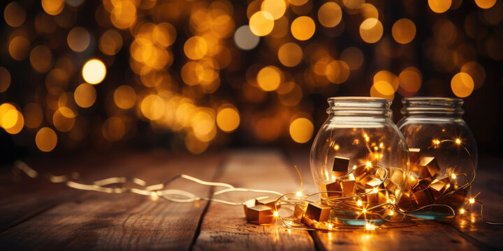 Lichter im Glas