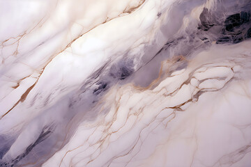 Obraz premium Flowing Marble-like Ink Art Background-Generative AI