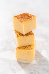 Christmas Eggnog fudge