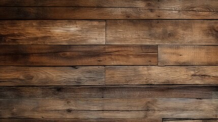 Naklejka premium Background and texture of old wood stripe decorative fence wall surface