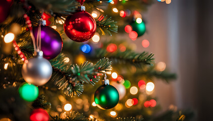 Christmas themed background, beautiful and atmospheric Xmas holidays scene