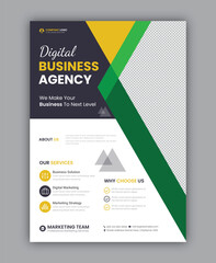 Corporate Business marketing flyer template