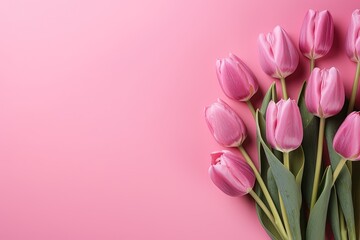 Delicate Pink Tulips Arrangement for Mother's Day