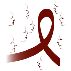 illustration for the International AIDS Day