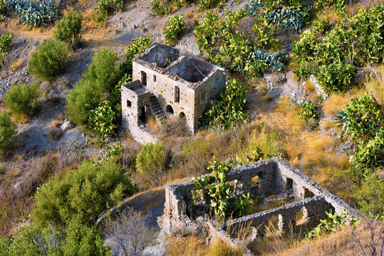 glimpse in the pentedattilo hill Calabria Italy