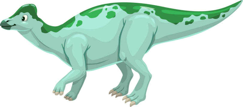 Jaxartosaurus dinosaur cartoon character, Jurassic reptile for kids toy or  game, isolated vector. Funny cute dino or Jaxartosaurus dinosaur for  children prehistoric education, extinct museum or game Stock Vector | Adobe  Stock
