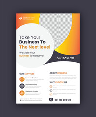 Corporate Business marketing flyer template