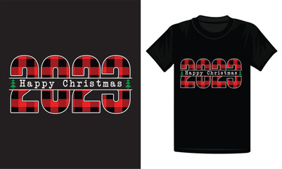 Happy christmas 2023 design, christmas t shirt design,